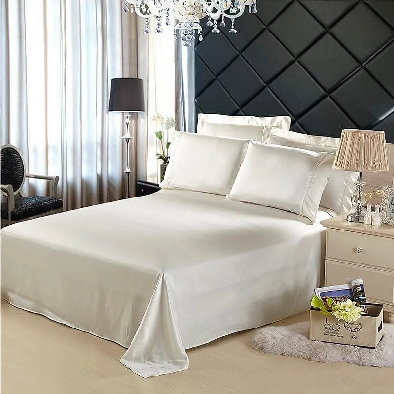 19 Momme Seamless Pure 4PCS Silk Bedding Set