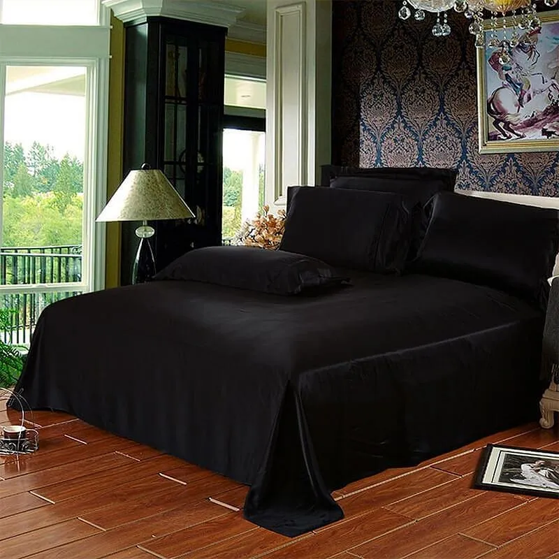 19 Momme Seamless Pure 4PCS Silk Bedding Set
