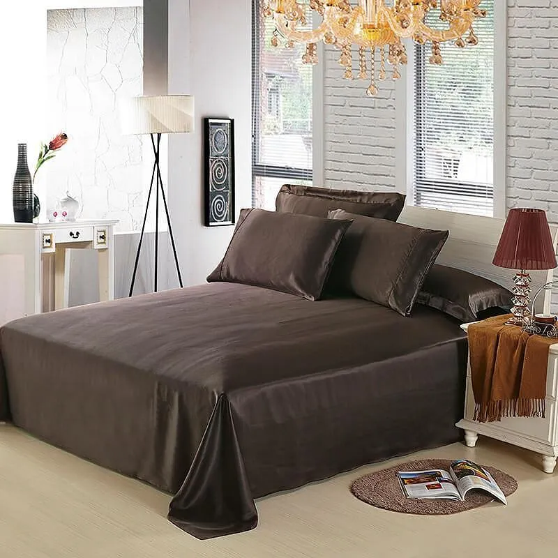 19 Momme Seamless Pure 4PCS Silk Bedding Set