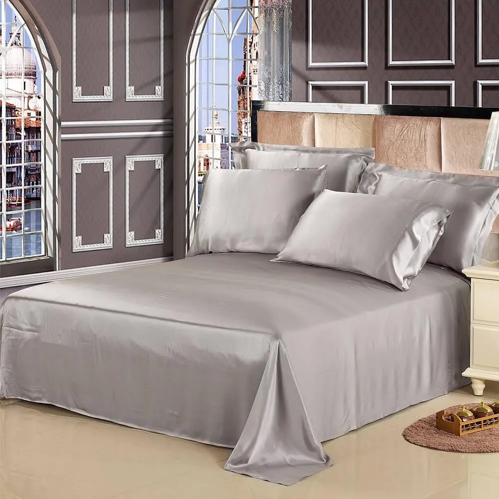 19 Momme Seamless Pure 4PCS Silk Bedding Set