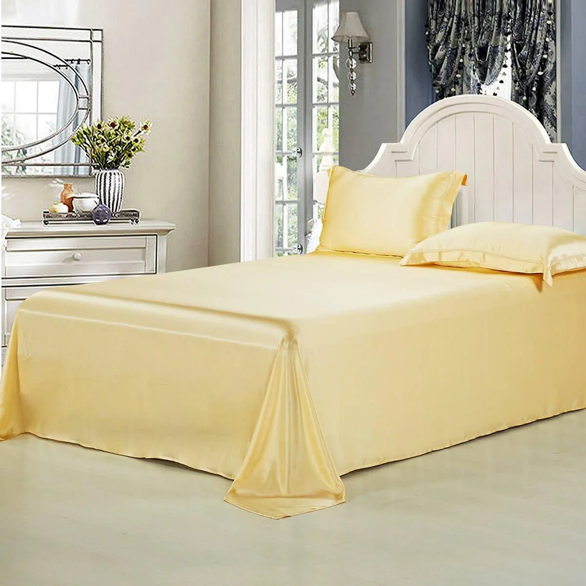 19 Momme Seamless Pure 4PCS Silk Bedding Set