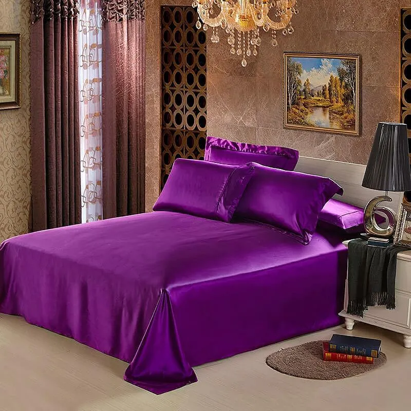19 Momme Seamless Pure 4PCS Silk Bedding Set
