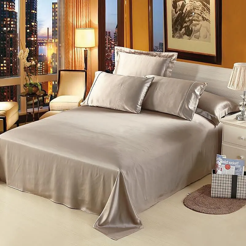 19 Momme Seamless Pure 4PCS Silk Bedding Set