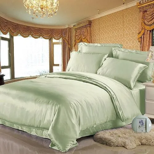 19 Momme Seamless Pure 4PCS Silk Bedding Set