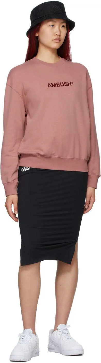 AMBUSH Pink Regular Fit Sweatshirt