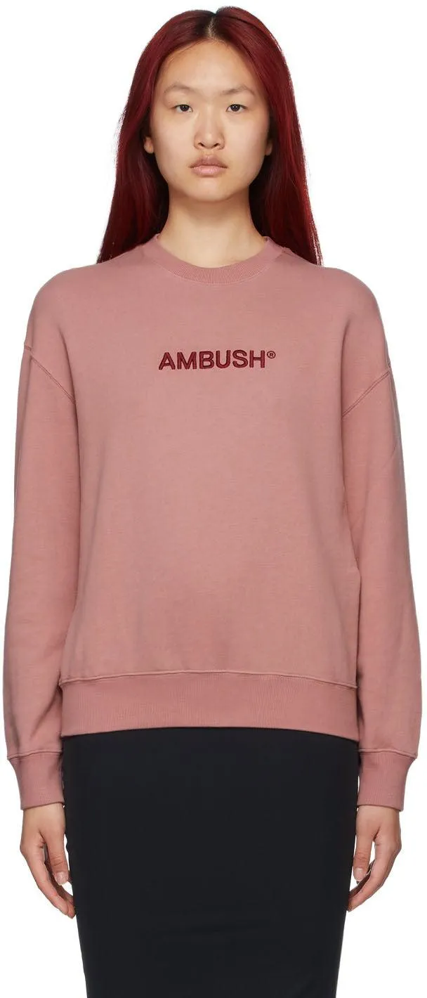 AMBUSH Pink Regular Fit Sweatshirt