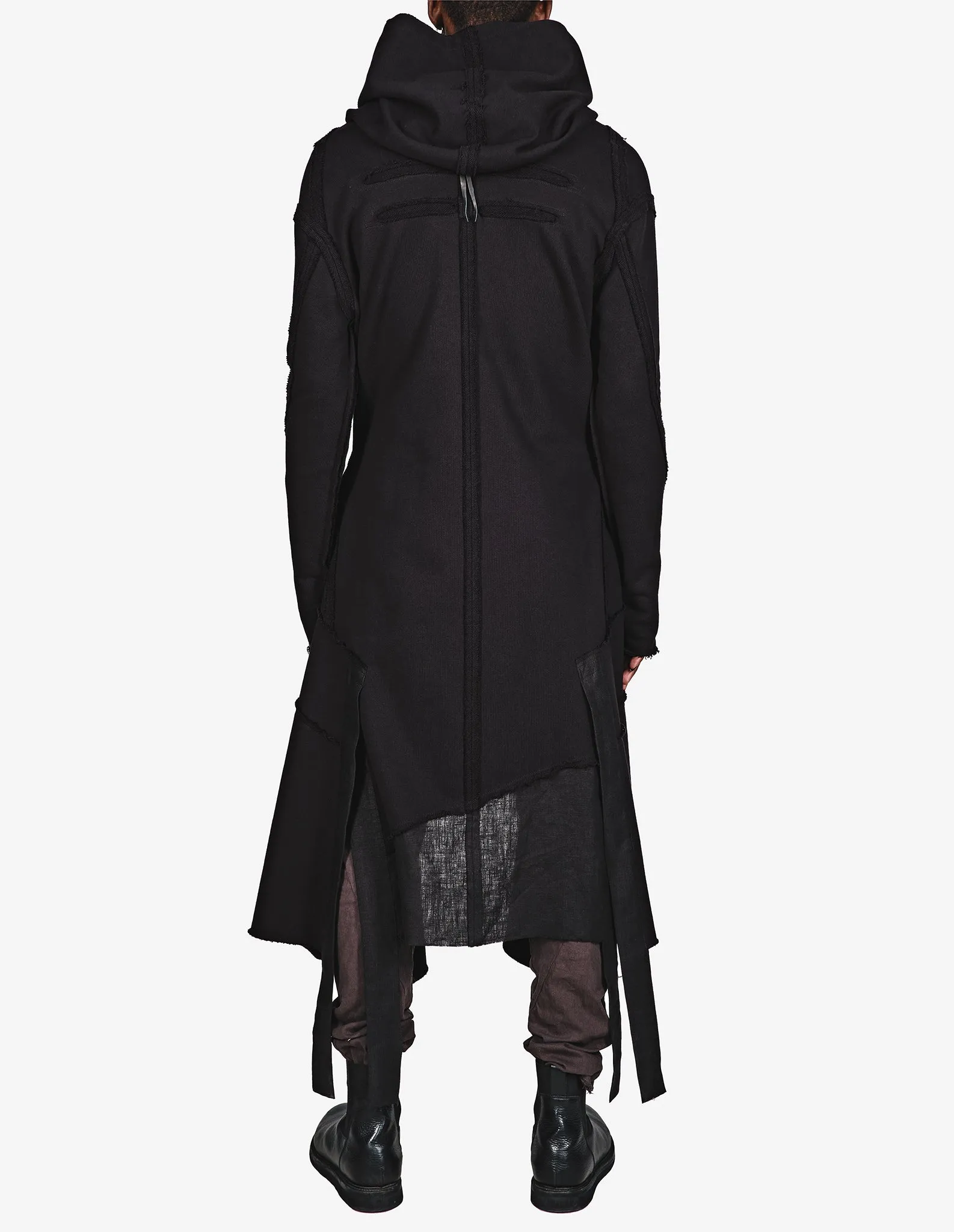 Asymmetric Hooded Cardigan