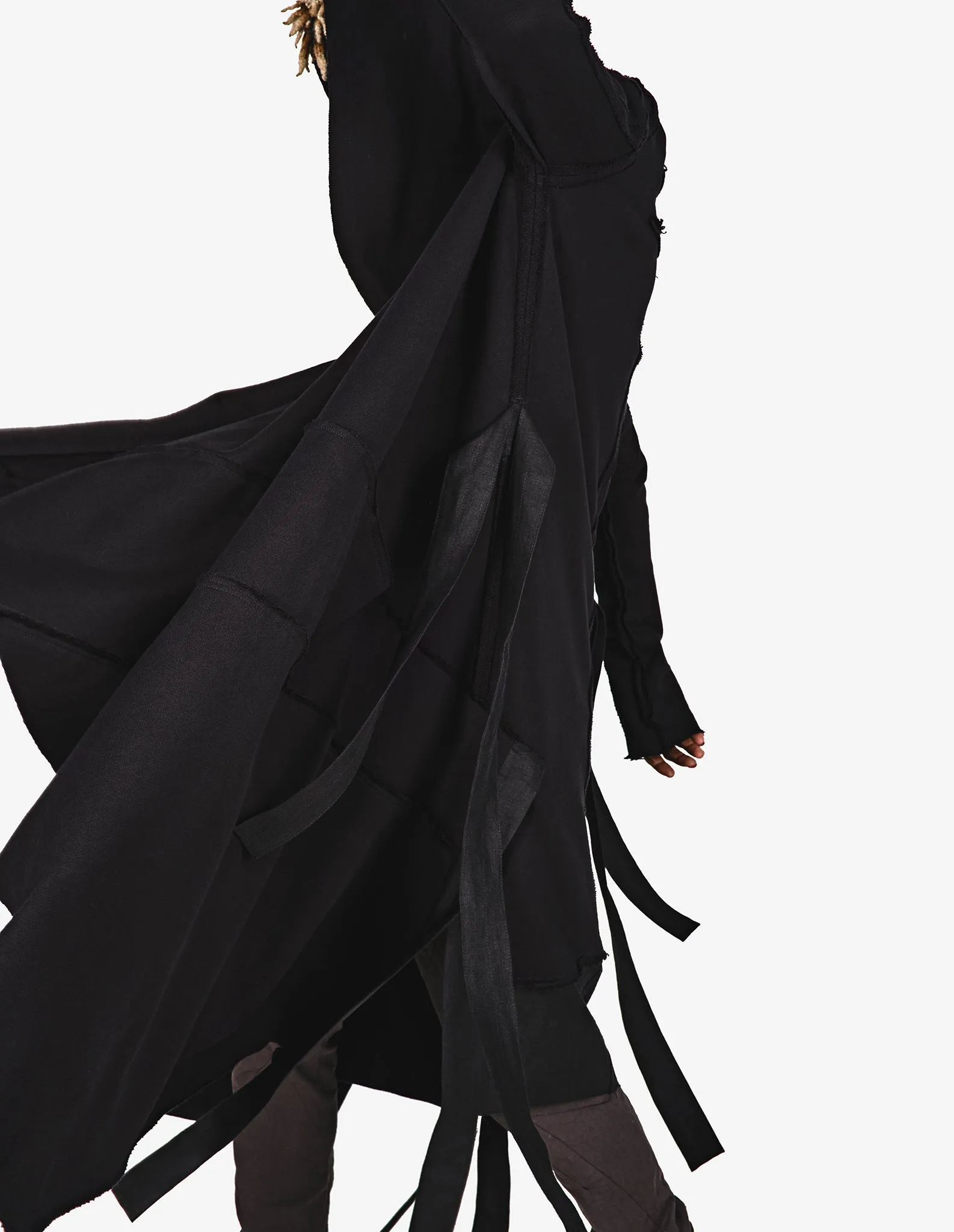 Asymmetric Hooded Cardigan