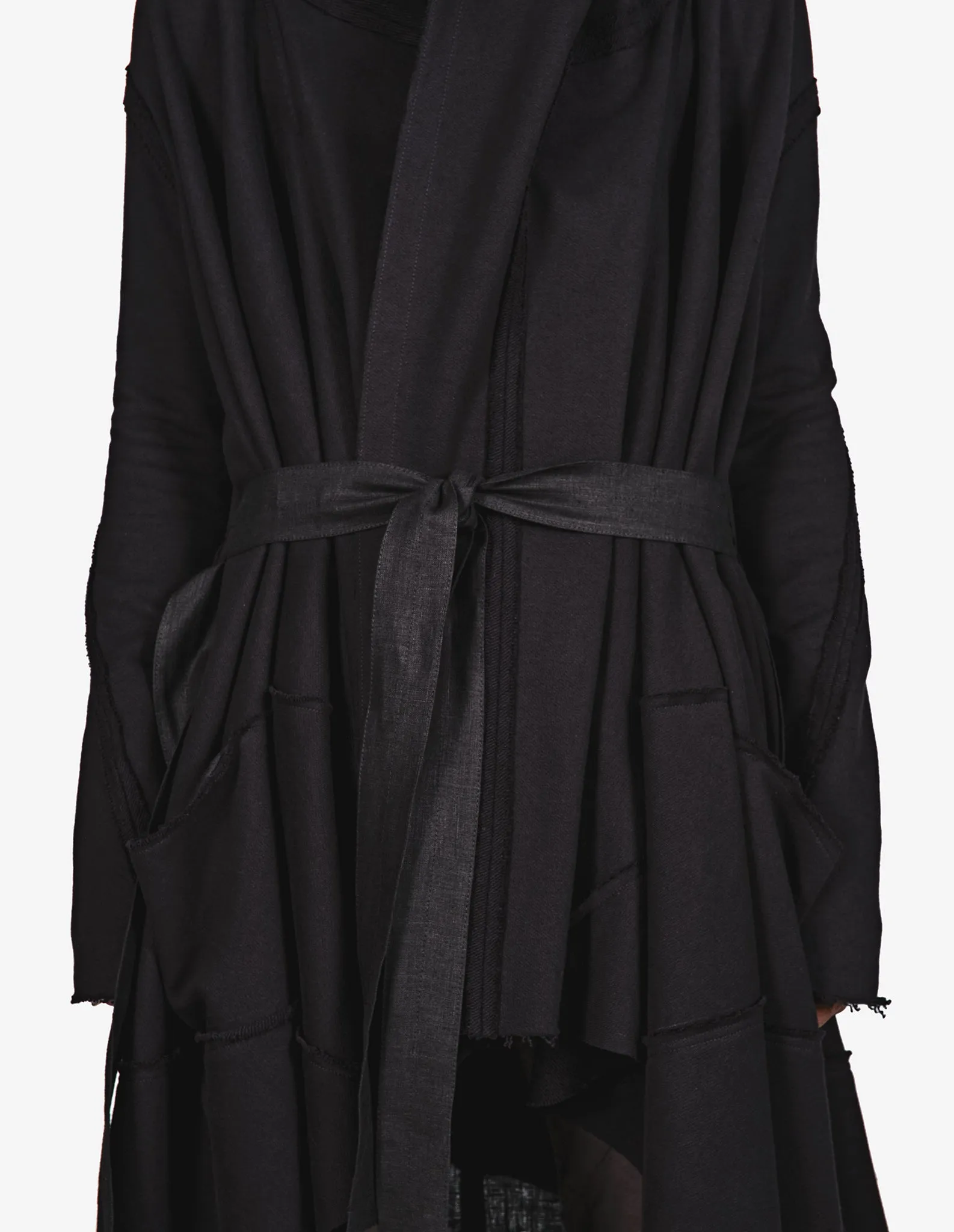 Asymmetric Hooded Cardigan