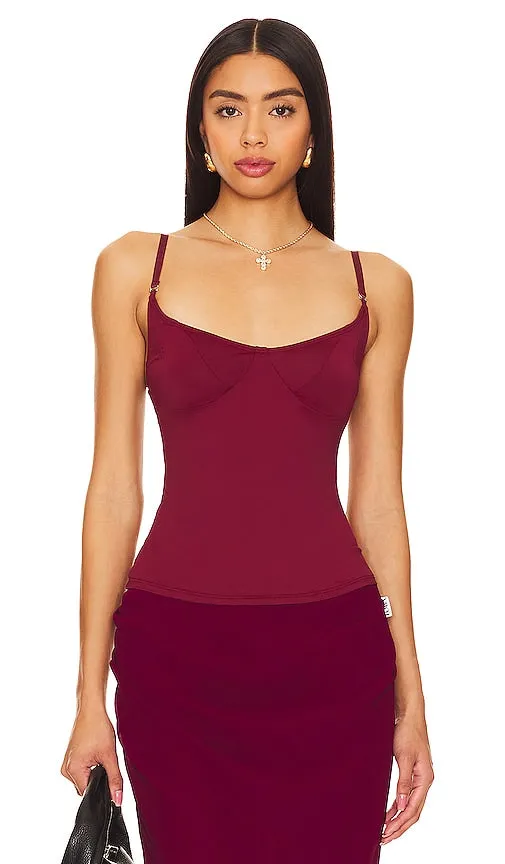 BUCI Coco Corset in Burgundy