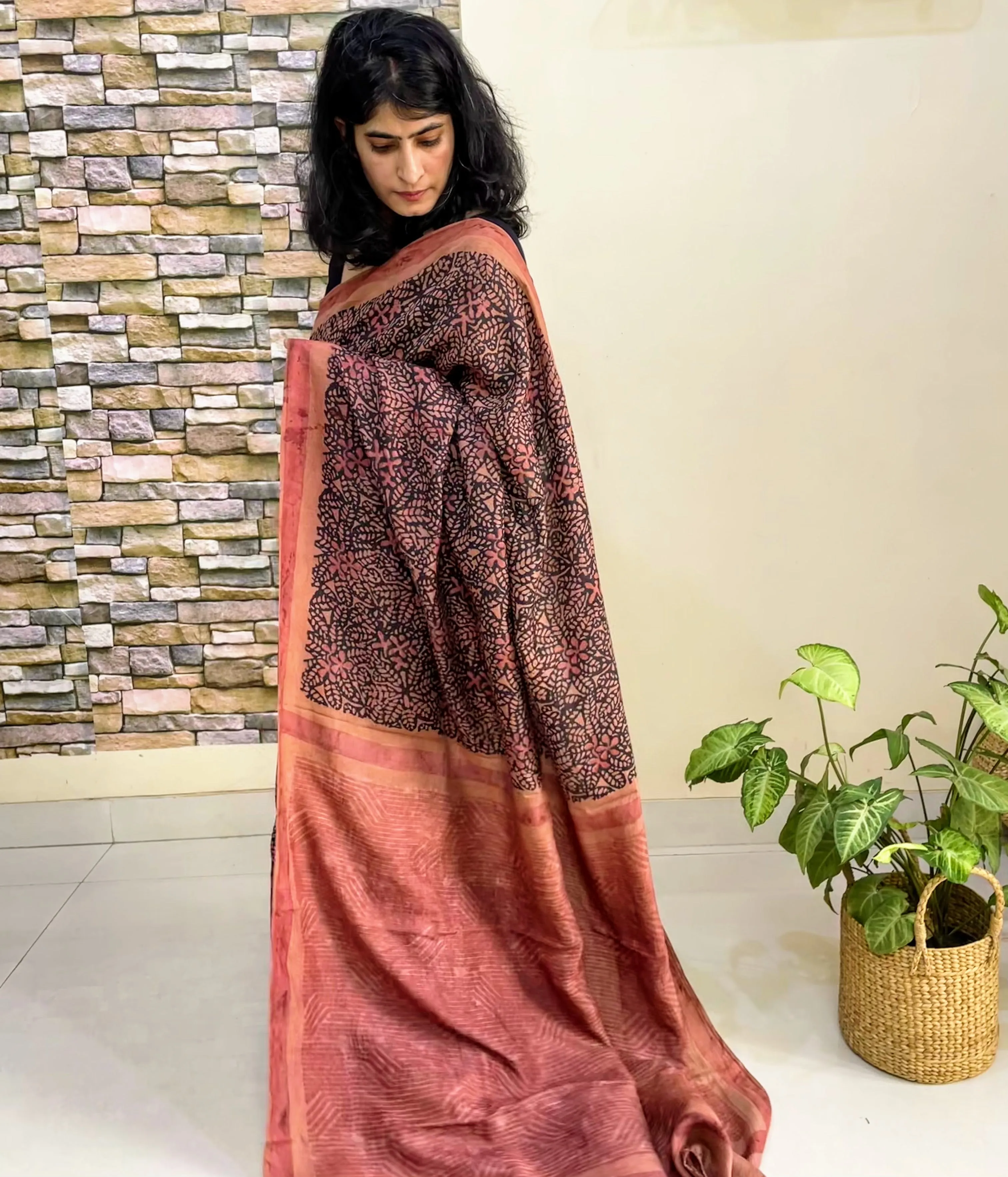 Champa Mulberry Silk Saree