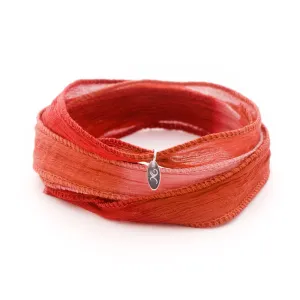 Cinnamon Red Silk Wrap