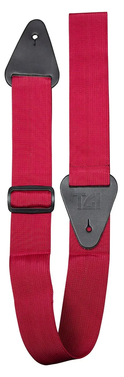 Guitar Strap - Plain Burgundy