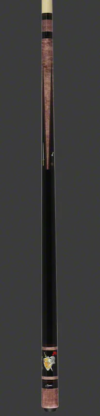 Meucci Hall Of Fame Medieval Burgundy Stained Pool Cue with Pro Shaft - HOF07BURPRO