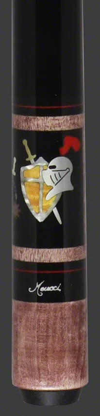 Meucci Hall Of Fame Medieval Burgundy Stained Pool Cue with Pro Shaft - HOF07BURPRO
