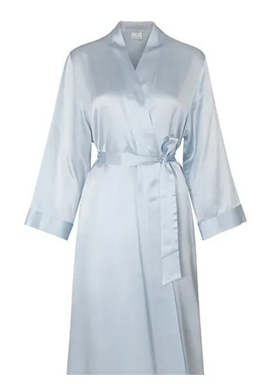 New Look Kimono Style Silk Dressing Gown(in stock, 3-day dispatch)