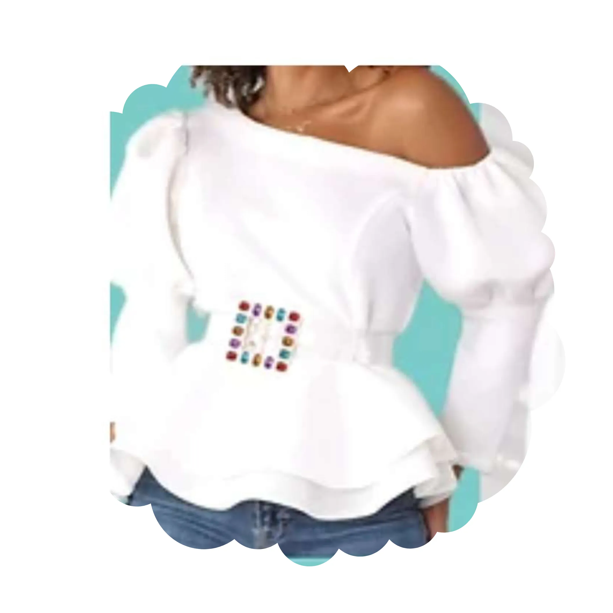 Riley Long Sleeve Off Shoulder Top