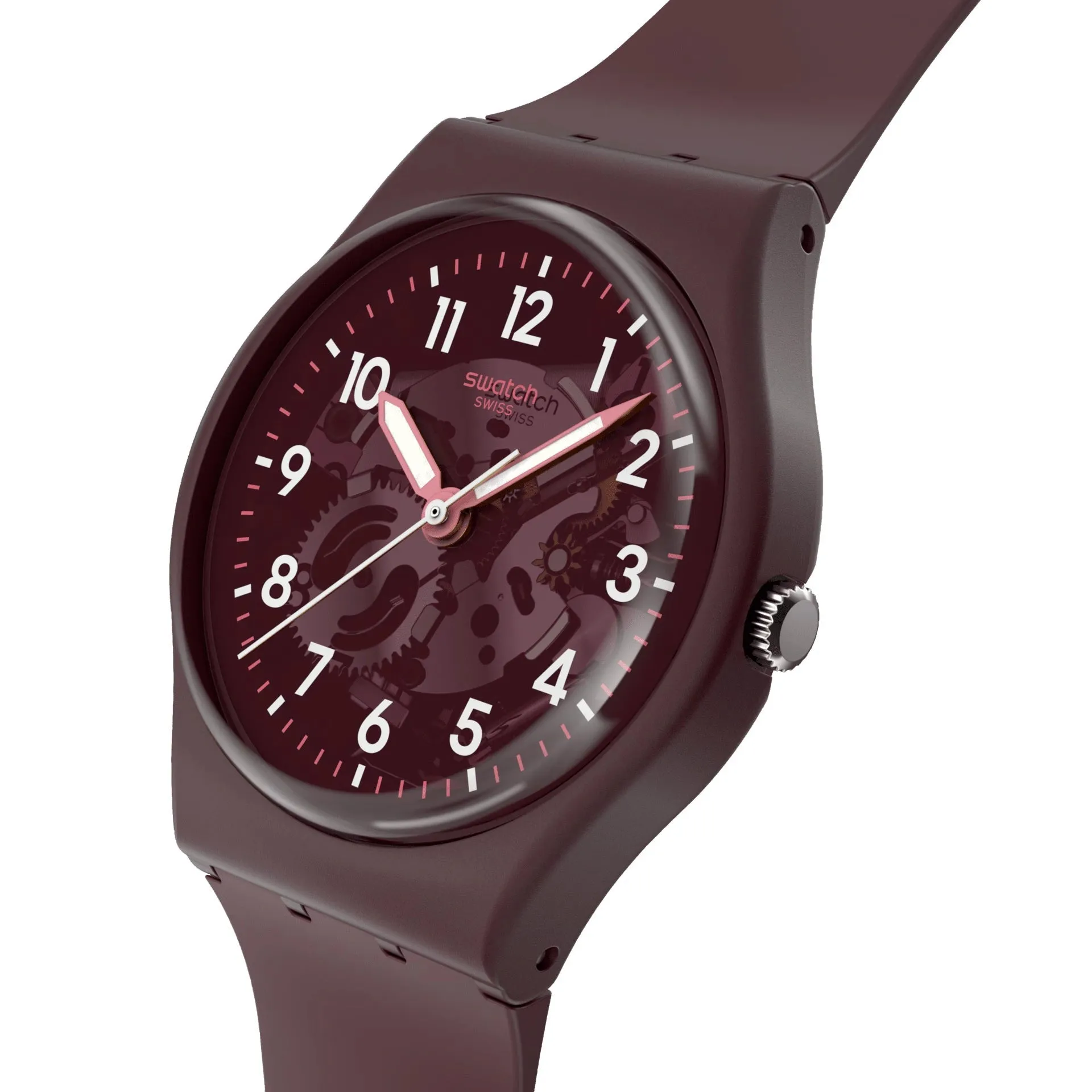 Thru the crown glass Watch
