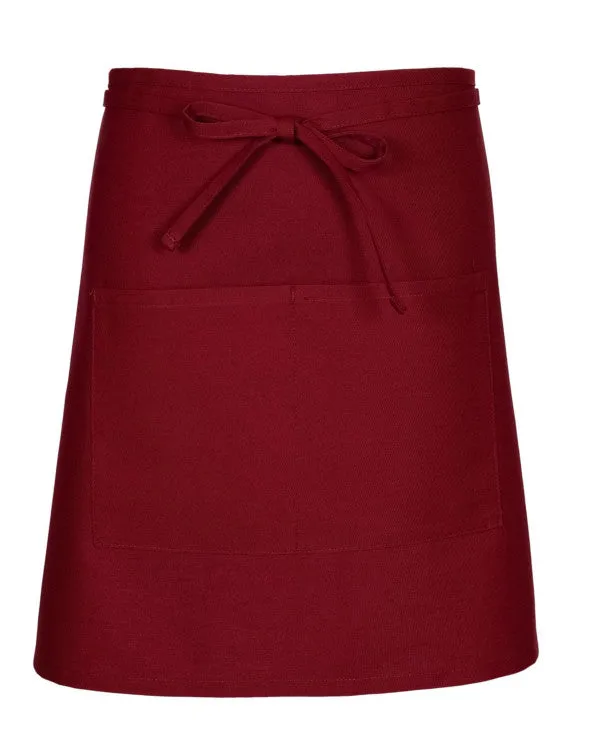 Two Pockets Half Bistro Two Pocket Apron - Burgundy