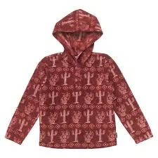 Wrangler Girls Burgundy Hoodie - 112353143